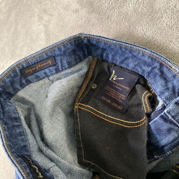 Citizens of Humanity Womens Low Waist Flared Jeans Size 28 Dark Wash Y2K - Picture 7 of 8